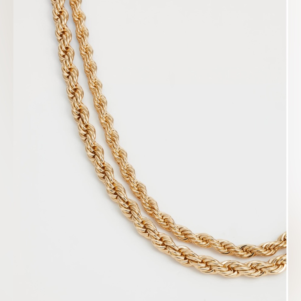 Ralph Lauren Double Row Rope Collar Necklace - Picture 3 of 8